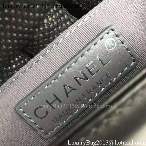 Boy Chanel mini Flap Bag Original Chevron Sheepskin Leather A5707 Black Boy Chanel mini Flap Bag Original Chevron Sheepskin Leather A5707 Black