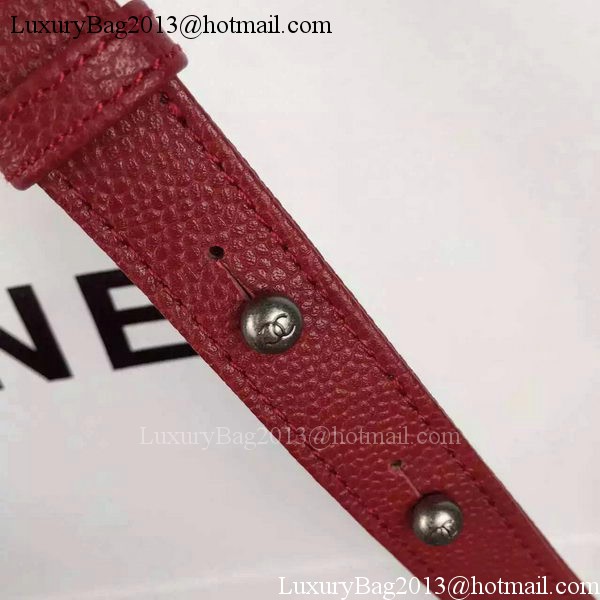Chanel Boy Flap Shoulder Bag Red Original Calfskin Leather A8708 Silver Chanel Boy Flap Shoulder Bag Red Original Calfskin Leather A8708 Silver
