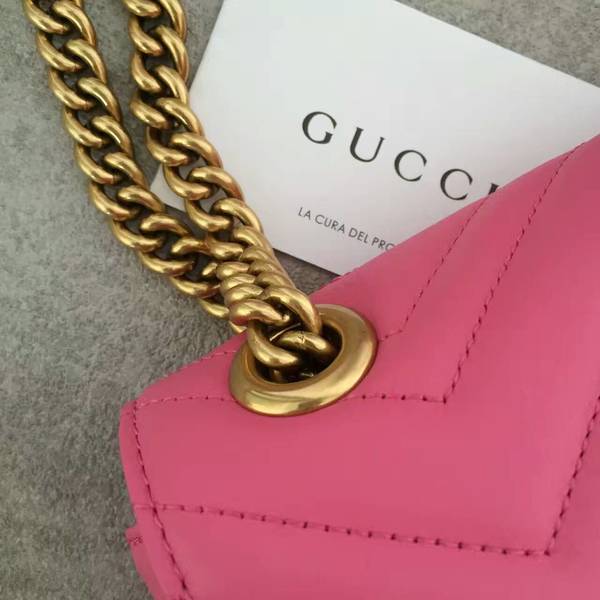 Gucci Now GG Marmont Mini Shoulder Bag 446744 Pink Gucci Now GG Marmont Mini Shoulder Bag 446744 Pink