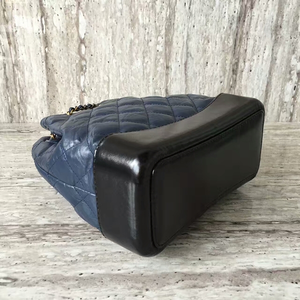 Chanel Sheepskin Leather Backpack 93825 Blue Chanel Sheepskin Leather Backpack 93825 Blue