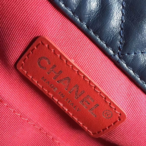 Chanel Sheepskin Leather Backpack 93825 Blue Chanel Sheepskin Leather Backpack 93825 Blue