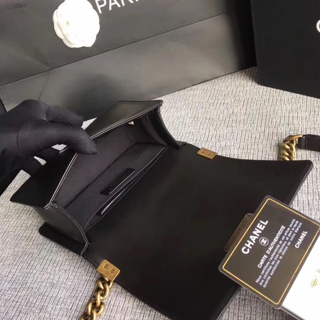Boy Chanel Flap Shoulder Bag Sheepskin Leather A67085 Black Boy Chanel Flap Shoulder Bag Sheepskin Leather A67085 Black