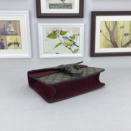 Gucci Mini Dionysus GG Canvas Shoulder Bag 421970 Wine Gucci Mini Dionysus GG Canvas Shoulder Bag 421970 Wine