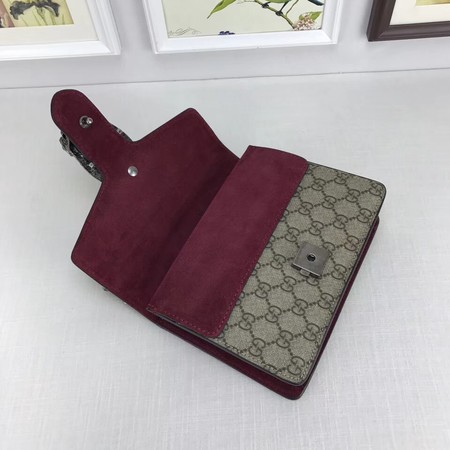 Gucci Mini Dionysus GG Canvas Shoulder Bag 421970 Wine Gucci Mini Dionysus GG Canvas Shoulder Bag 421970 Wine