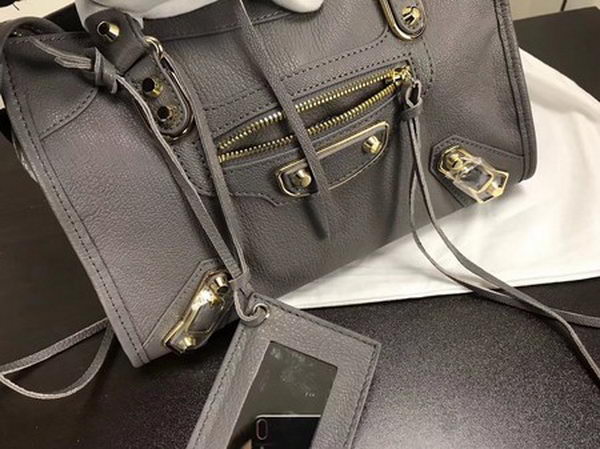 Balenciaga Giant City Gold Studs Handbag B084335 Grey Balenciaga Giant City Gold Studs Handbag B084335 Grey