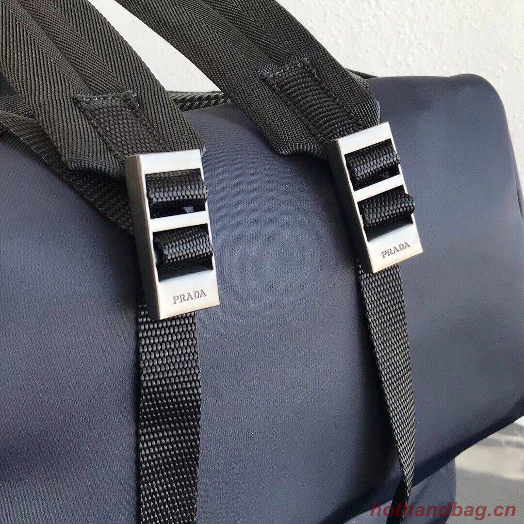 Prada Re-Nylon backpack 2VZ135 black&red Prada Re-Nylon backpack 2VZ135 black&red