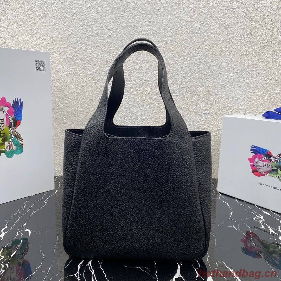 Prada Saffiano leather shoulder bag 5588 black Prada Saffiano leather shoulder bag 5588 black