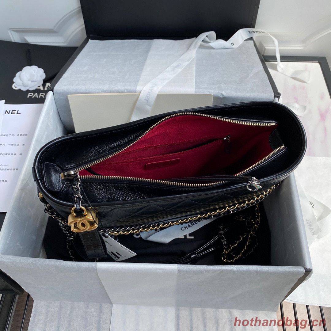 Chanel Original Leather Gabrielle Hobo Bag A93824 Black Chanel Original Leather Gabrielle Hobo Bag A93824 Black