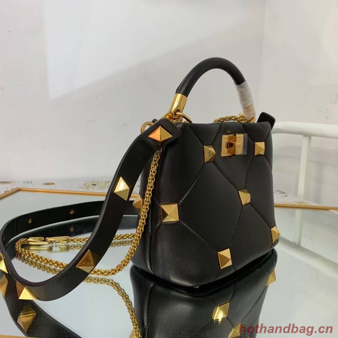Valentino medium Garavani Roman Stud V1198 black Valentino medium Garavani Roman Stud V1198 black
