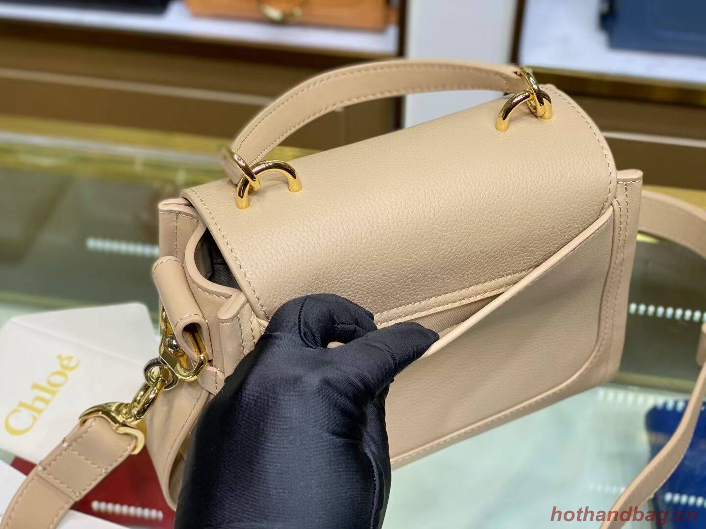 Chloe Original Calfskin Leather Bag C1143S cream Chloe Original Calfskin Leather Bag C1143S cream