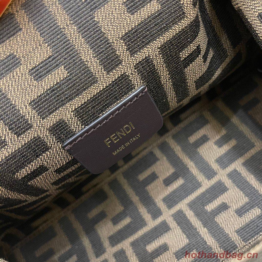 Fendi Original Leather Medium Clutch Bag 56832 Brown Fendi Original Leather Medium Clutch Bag 56832 Brown
