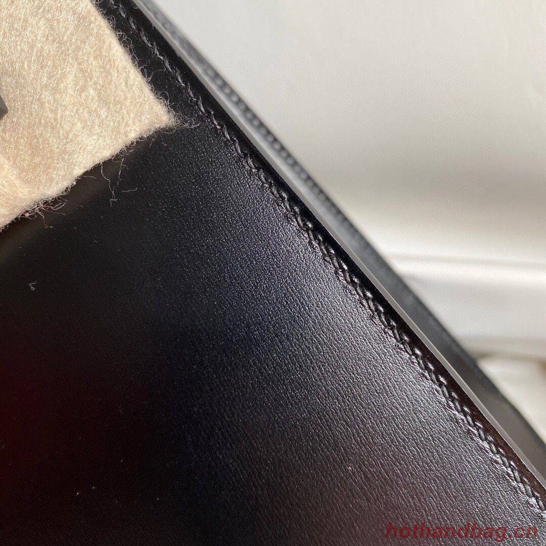 Hermes Kelly 28cm Shoulder Bags Smooth Leather KL28 Black Hermes Kelly 28cm Shoulder Bags Smooth Leather KL28 Black