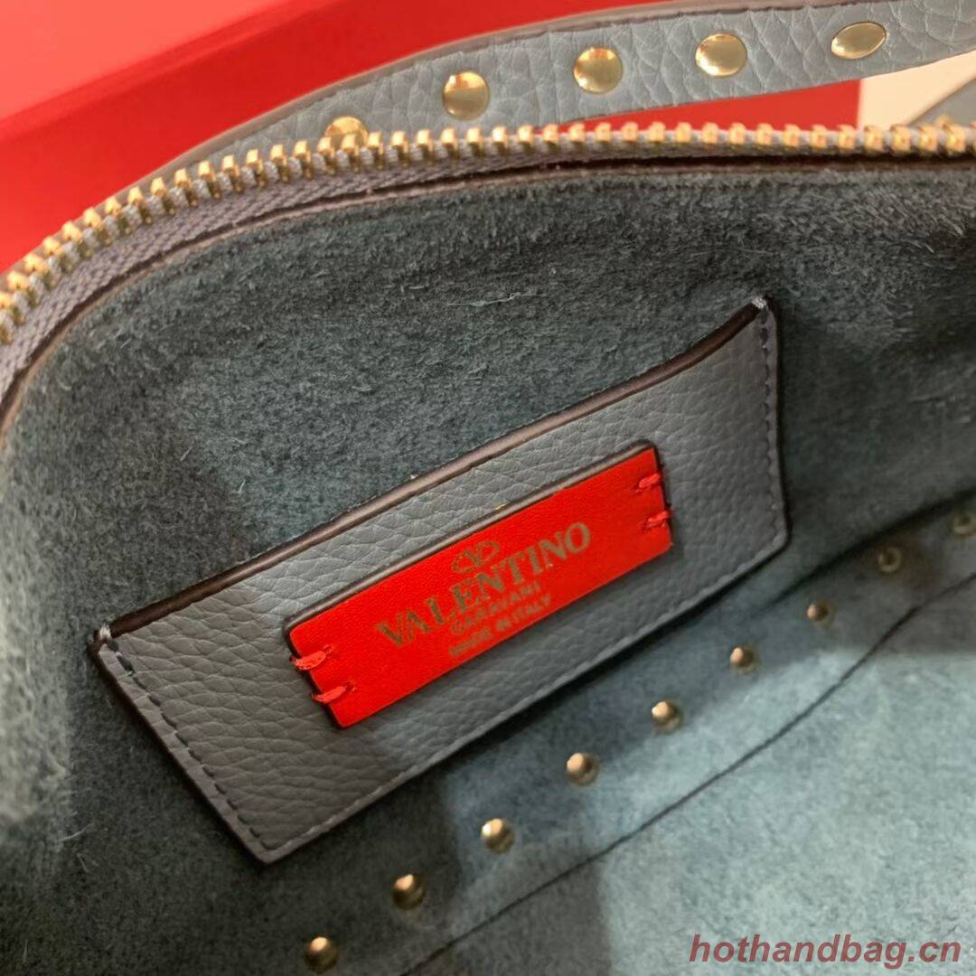 VALENTINO Origianl leather shoulder bag V4700 blue VALENTINO Origianl leather shoulder bag V4700 blue