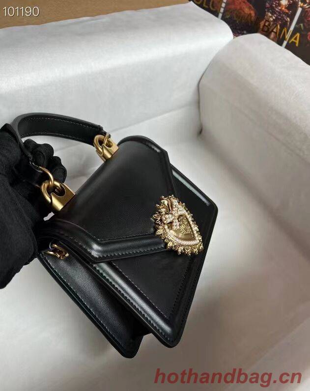 Dolce & Gabbana Origianl Leather Shoulder Bag 4011 black Dolce & Gabbana Origianl Leather Shoulder Bag 4011 black