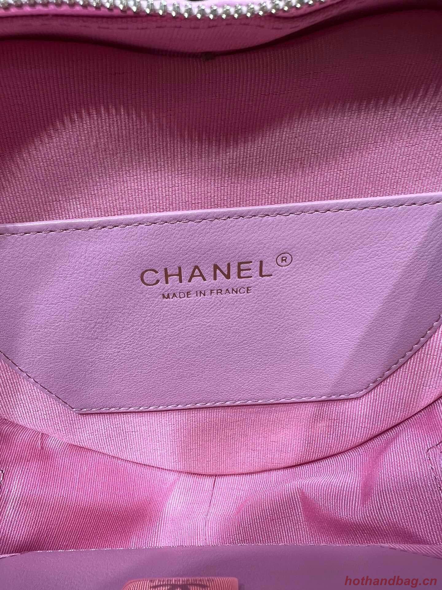 Chanel 2022S Love Heart Original Lambskin Crossbody Chain Bag AS3191Y Pink Chanel 2022S Love Heart Original Lambskin Crossbody Chain Bag AS3191Y Pink