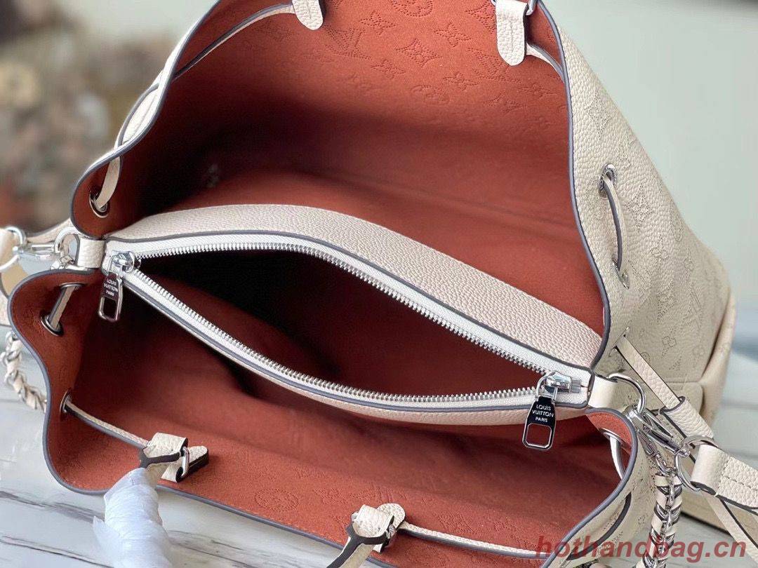 Louis Vuitton Mahina Leather Bella Tote Bag M59203 Beige Louis Vuitton Mahina Leather Bella Tote Bag M59203 Beige