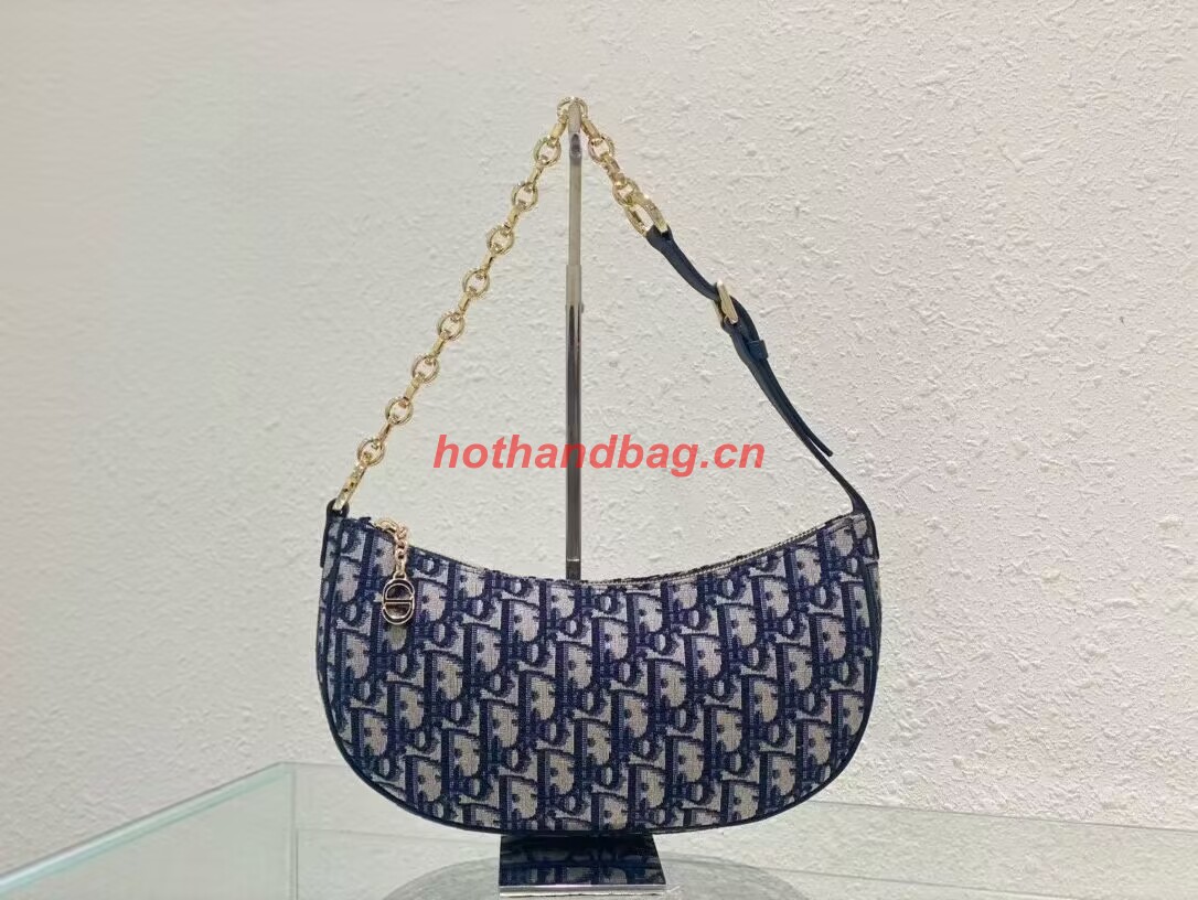 CD LOUNGE BAG Blue Dior Oblique Jacquard M22626T CD LOUNGE BAG Blue Dior Oblique Jacquard M22626T