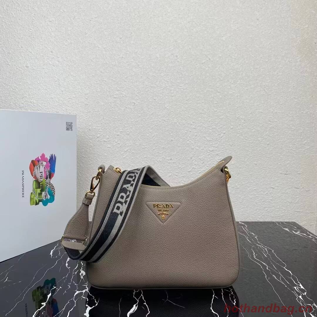 Prada Leather shoulder bag 1BC178 GRAY Prada Leather shoulder bag 1BC178 GRAY