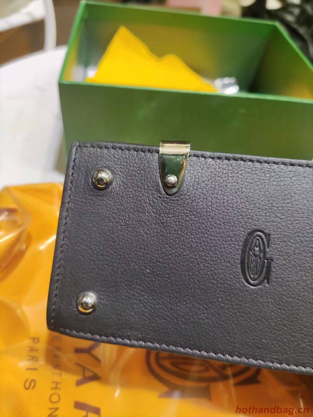 Goyard Nano Saigon Tote Bag Original Leather 55633 Black Goyard Nano Saigon Tote Bag Original Leather 55633 Black