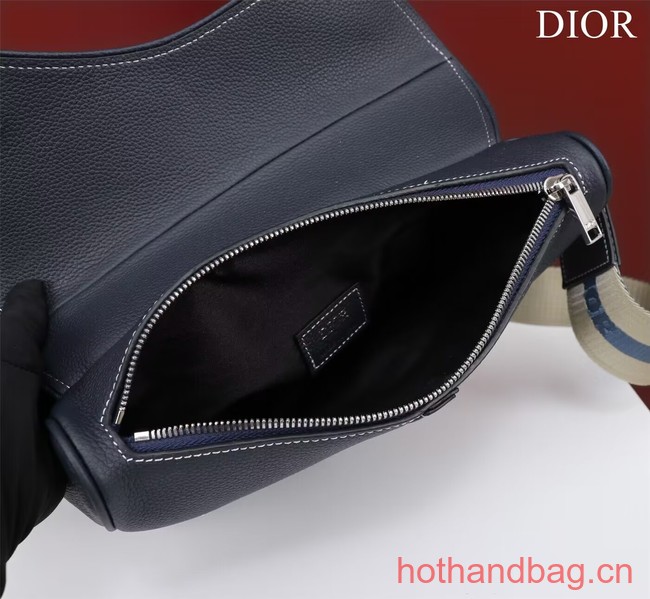 Dior Essentials SADDLE BAG Grained Calfskin 1ADPO093f-2 Royal Blue Dior Essentials SADDLE BAG Grained Calfskin 1ADPO093f-2 Royal Blue