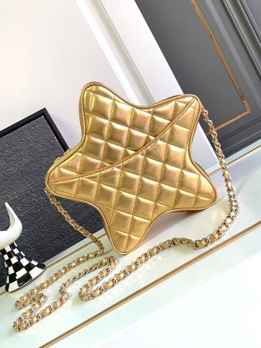 Chanel 24C Original Leather Star Bag AS4579 Gold Chanel 24C Original Leather Star Bag AS4579 Gold