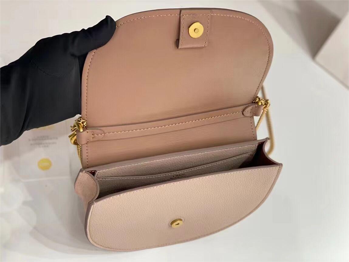 CHLOE Small leather shoulder bag CL225156 pink CHLOE Small leather shoulder bag CL225156 pink