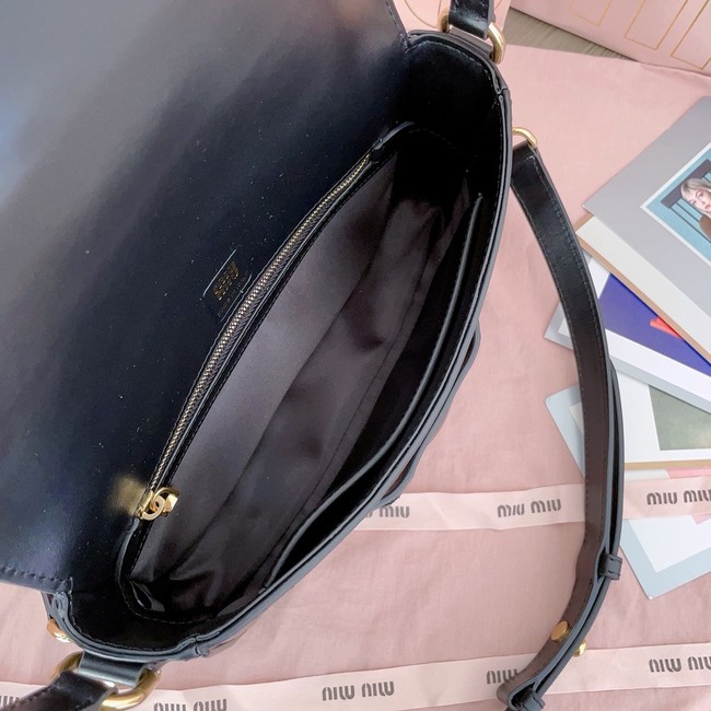 MIU MIU Leather Shoulder Bags 5BD270 black