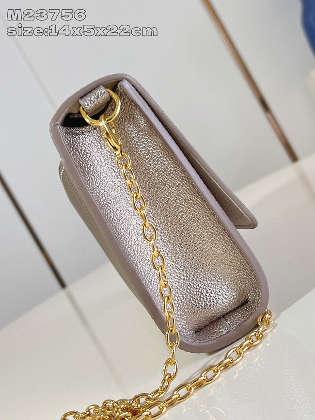 Louis Vuitton Pochette Louise M23756 light gray