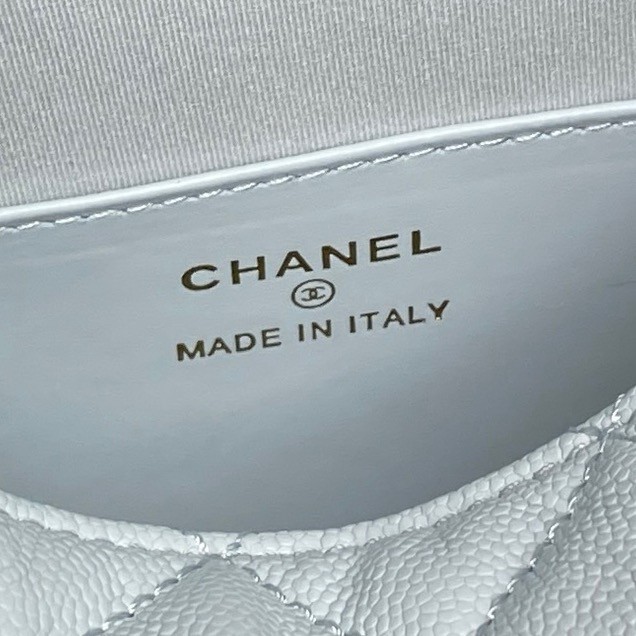 Chanel CLUTCH WITH CHAIN AP4591 light blue