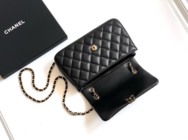 Chanel CLASSIC Original Lambskin 11.12 HANDBAG AS6565 black