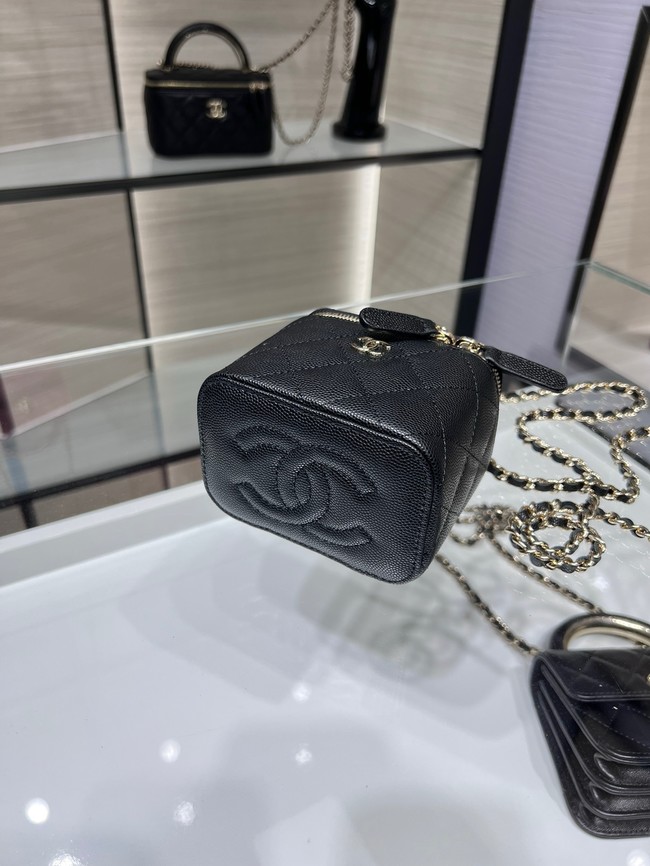 CHANEL Classic Small Vanity with Chain AP1340 black