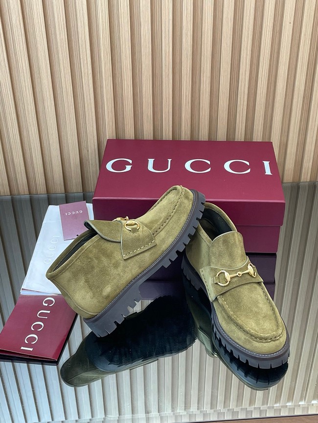 Gucci Womens Horsebit ankle boot 45020-1