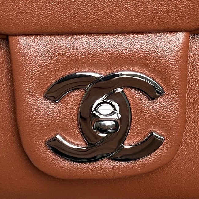 CHANEL Lambskin Shoulder Bags 9902 brown