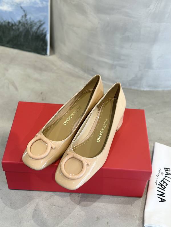 Ferragamo Shoes FMS00088 Heel 4CM