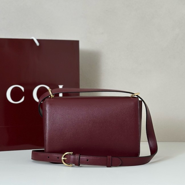 Gucci Siena small shoulder bag 846705 Rosso Ancora red