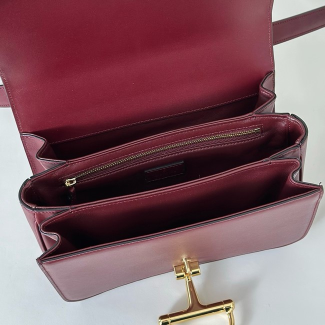 Gucci Siena small shoulder bag 846705 Rosso Ancora red