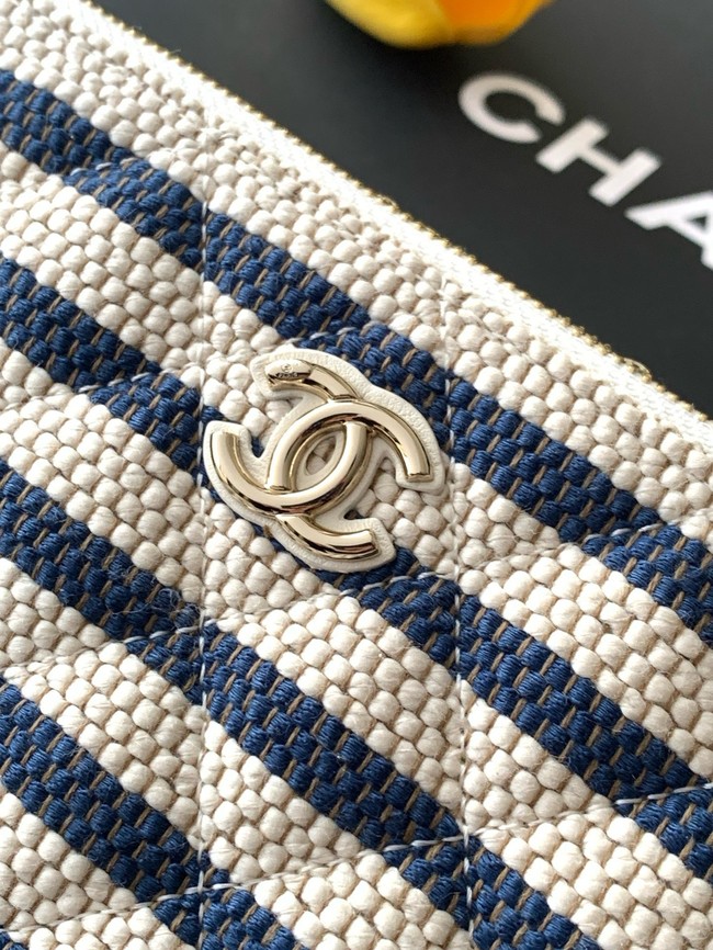 CHANEL Zipped Case AS4989 black