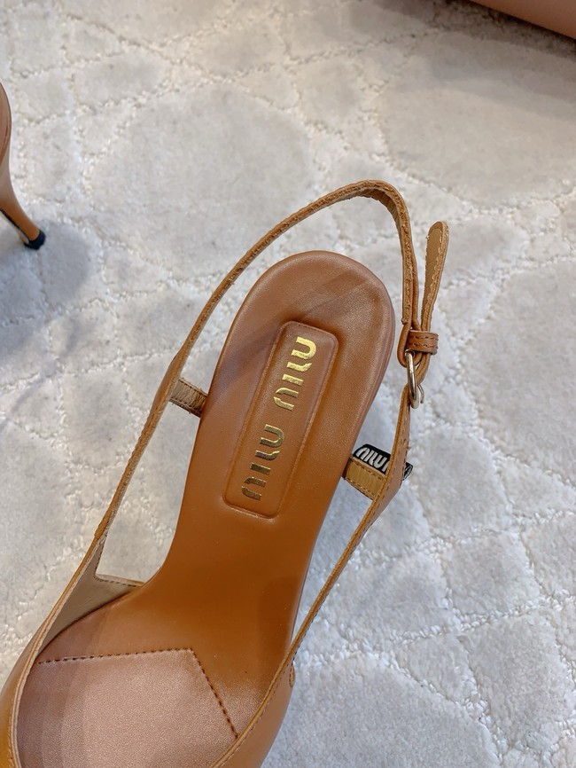 MIUMIU WOMENS Slingbacks Heel 8CM 55704-3