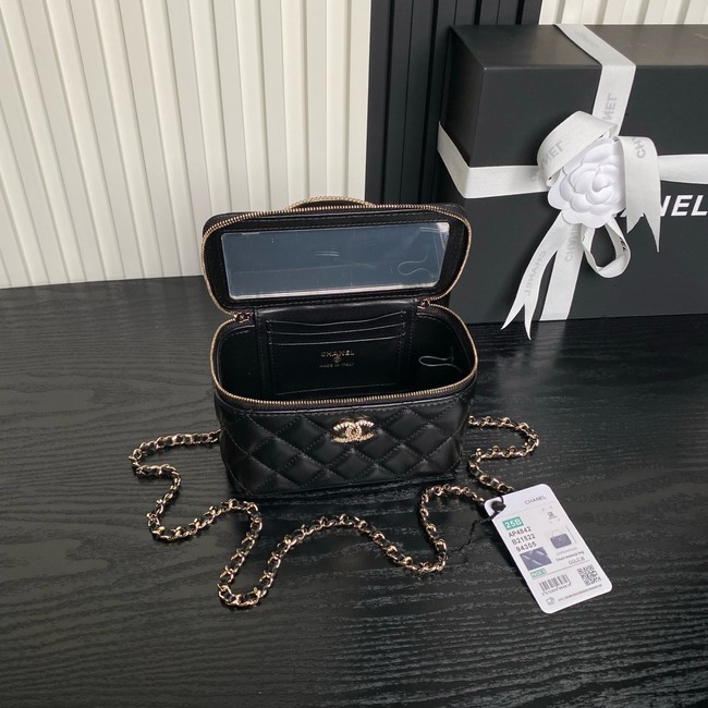 Chanel Long Vanity with chain AP4842 black