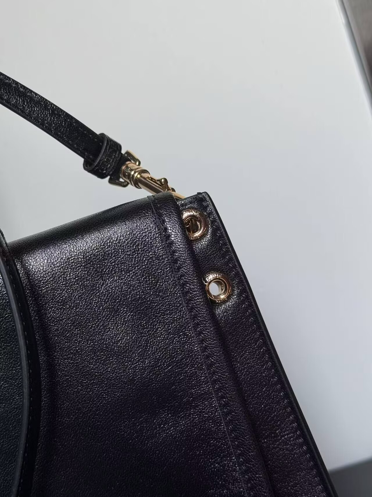 CELINE Original Leather Shoulder Bag C63201 Black CELINE Original Leather Shoulder Bag C63201 Black