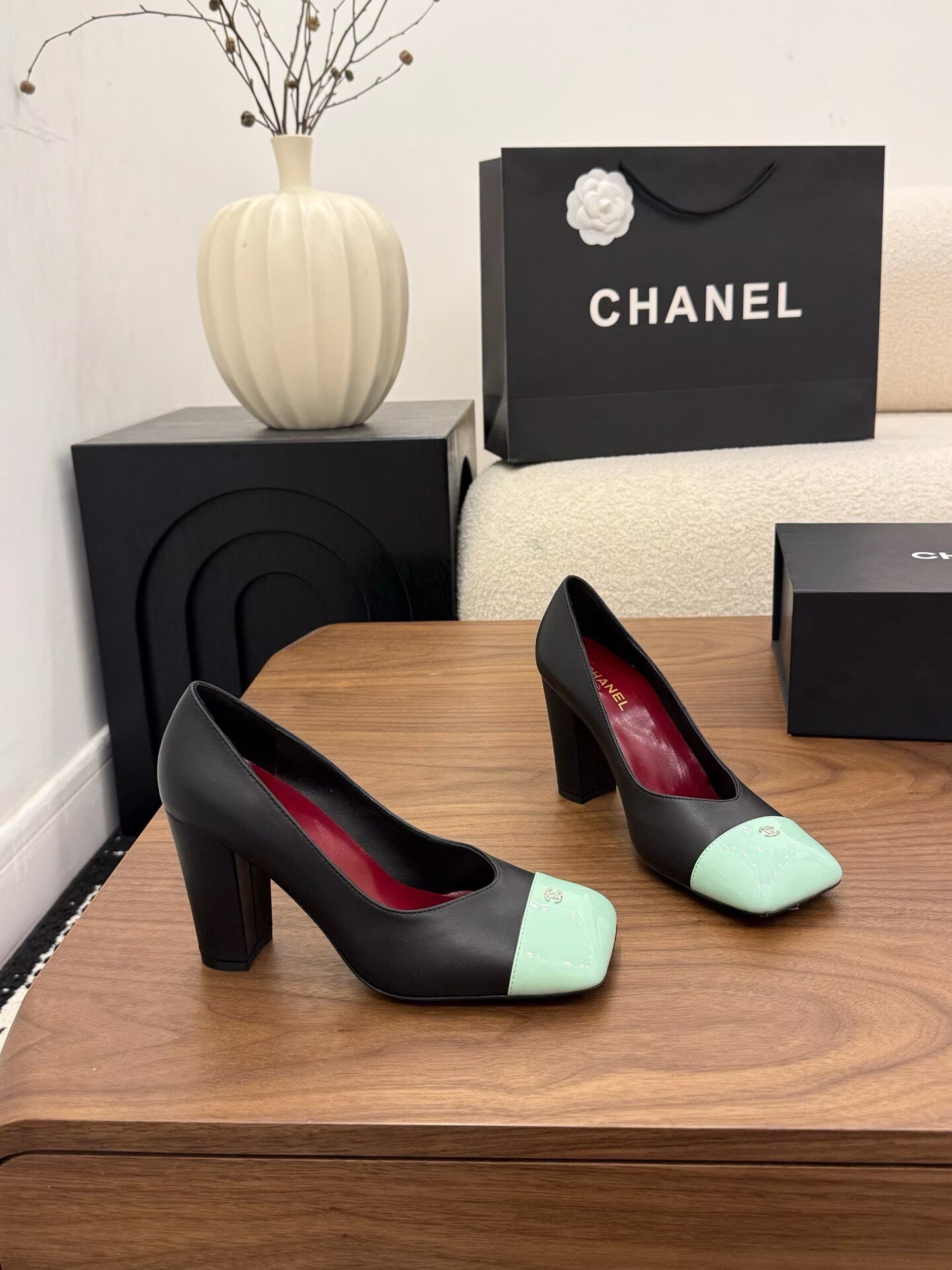 Chanel Pumps Lambskin heel G47188
