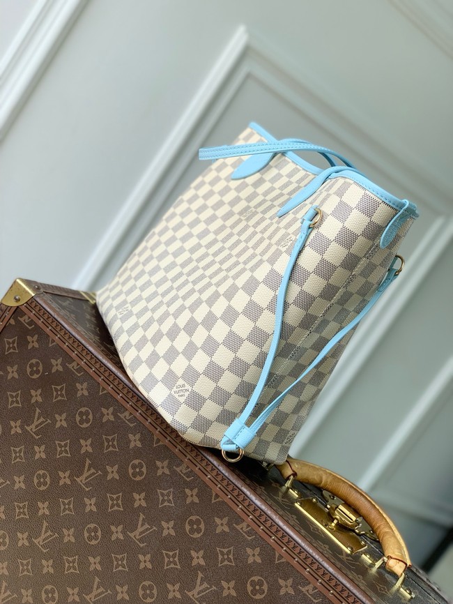 Louis Vuitton NEW - REVERSIBLE Neverfull Inside Out MM N40946 Bleu Olympe Louis Vuitton NEW - REVERSIBLE Neverfull Inside Out MM N40946 Bleu Olympe