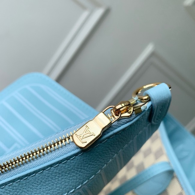 Louis Vuitton NEW - REVERSIBLE Neverfull Inside Out MM N40946 Bleu Olympe Louis Vuitton NEW - REVERSIBLE Neverfull Inside Out MM N40946 Bleu Olympe