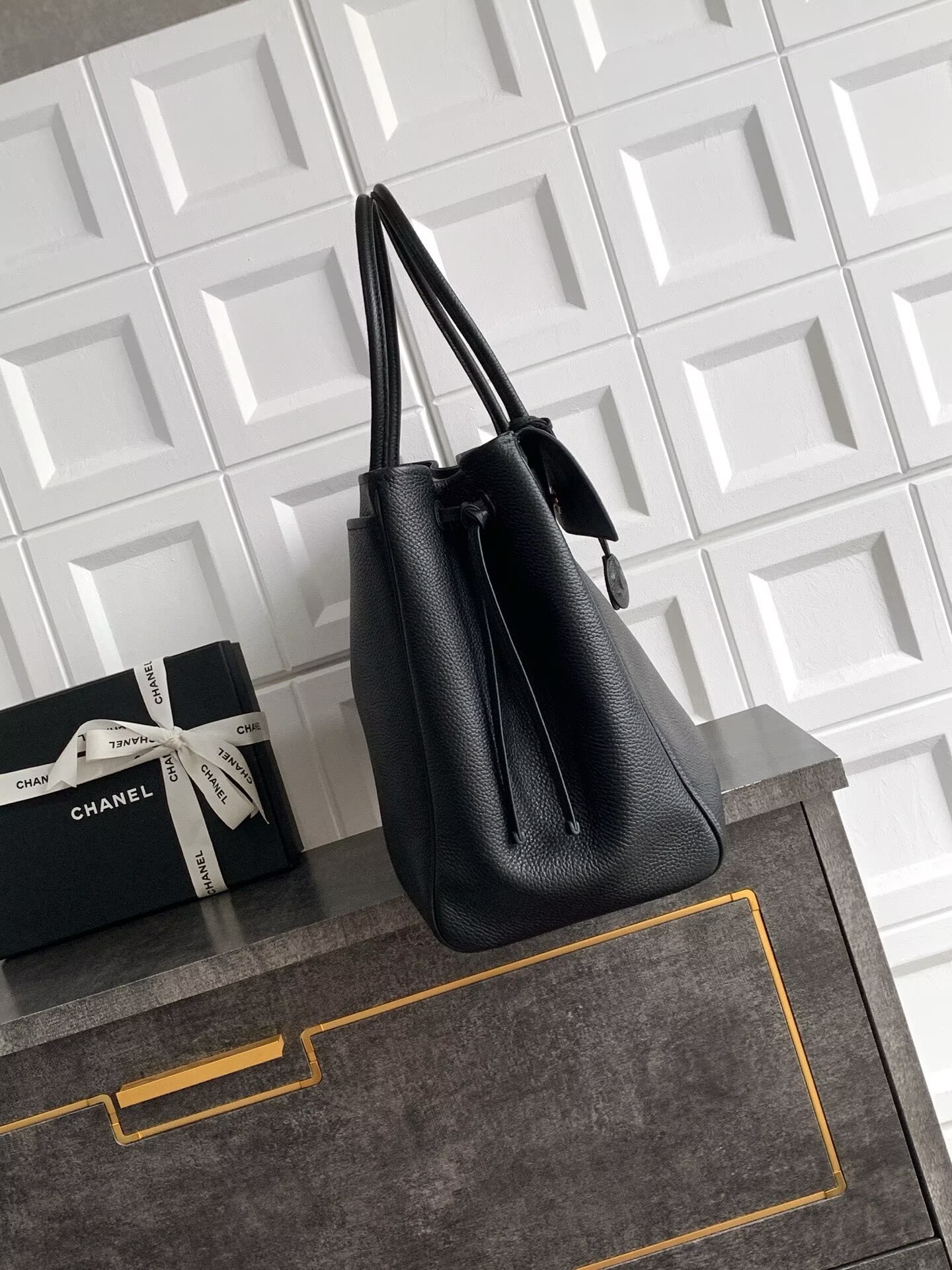 Chanel 26S Original Shopping Bag AS6289 Black