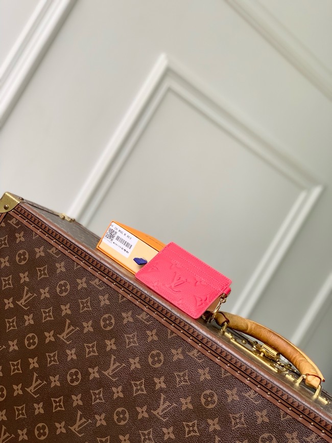 Louis Vuitton Card Holder M27485 red Louis Vuitton Card Holder M27485 red
