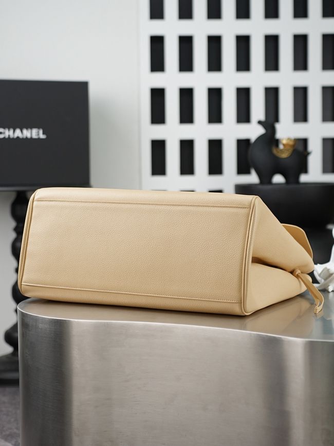 Chanel 26S Grained Calfskin Shopping Bag AS6289 Dark Beige