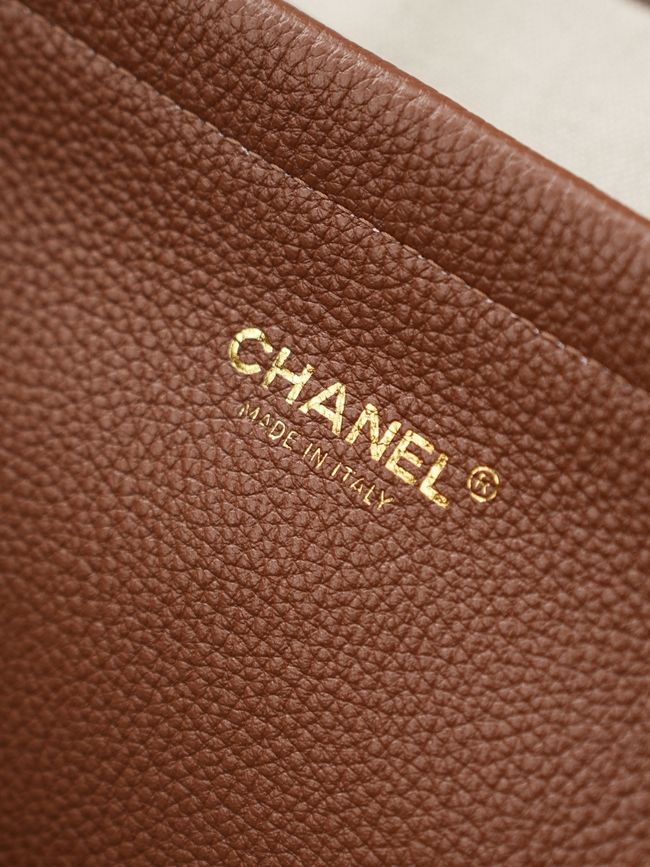 Chanel 26S Grained Calfskin Shopping Bag AS6289 camel