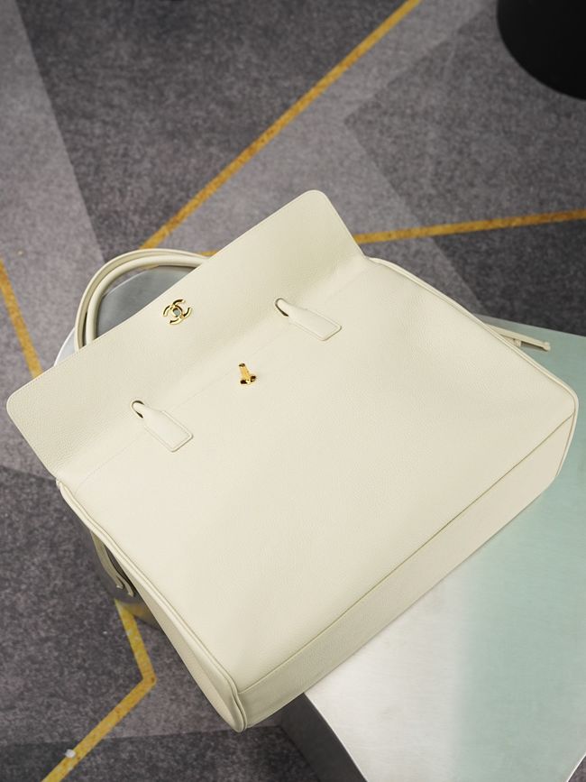 Chanel 26S Grained Calfskin Shopping Bag AS6289 cream