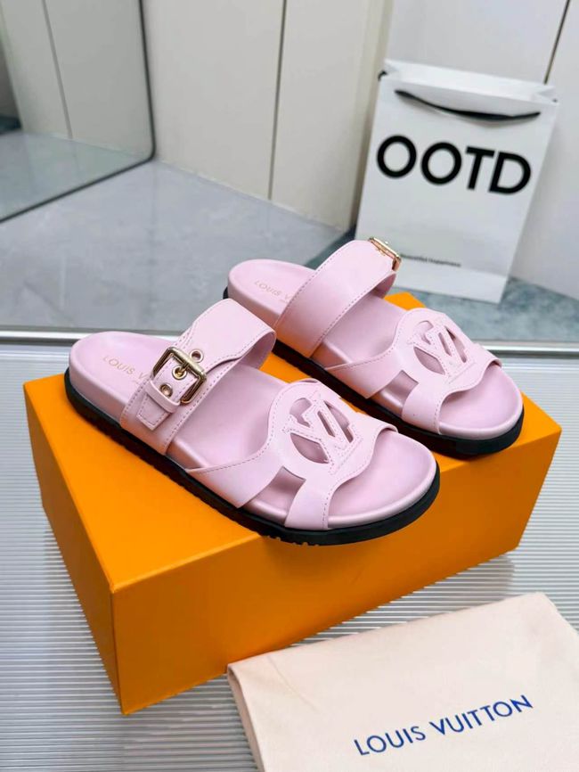 Louis Vuitton Slippers Shoes 69015-3 Louis Vuitton Slippers Shoes 69015-3