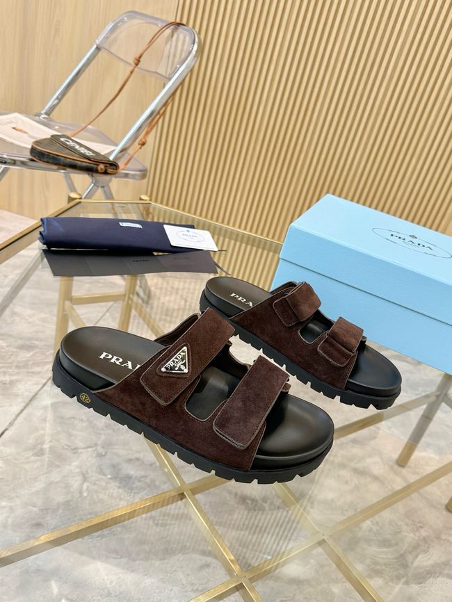 Prada Nubuck slides 1XZ794-2 Prada Nubuck slides 1XZ794-2